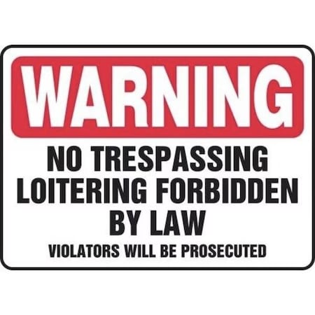 Accuform Aluminum, 14 in x 10 in, Mounting Holes SHMFEX524VA